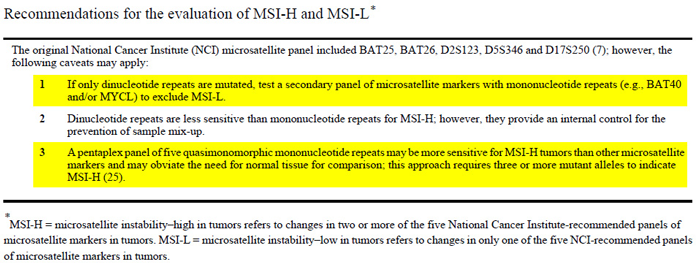 2004年修订版Bethesda指南 J Natl Cancer Inst._微卫星不稳定(MSI)检测的位点如何选择?_K8凯发国际基因 2004年修订版Bethesda指南 J Natl Cancer Inst._微卫星不稳定(MSI)检测的位点如何选择?_K8凯发国际基因